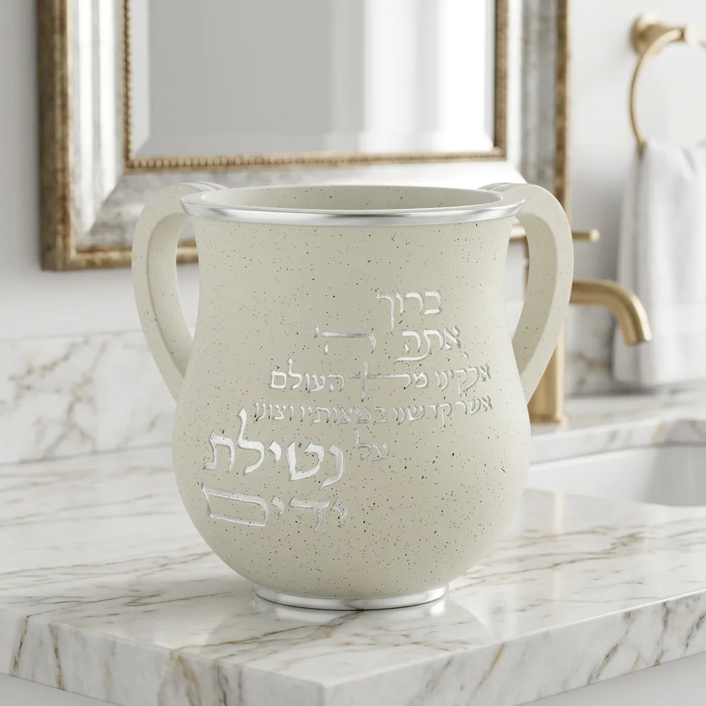 נטלה מהודרת מפולימר ציפוי זהב 14 ס"מ