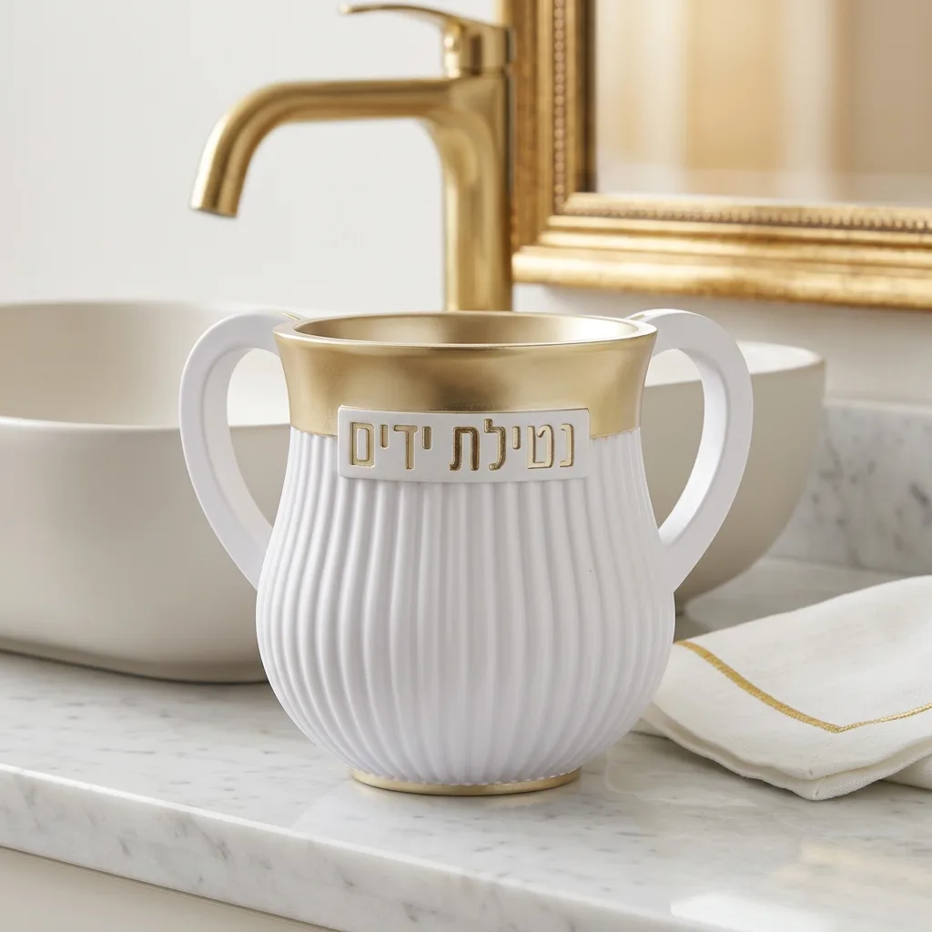 נטלה מהודרת מפולימר ציפוי זהב 14 ס"מ