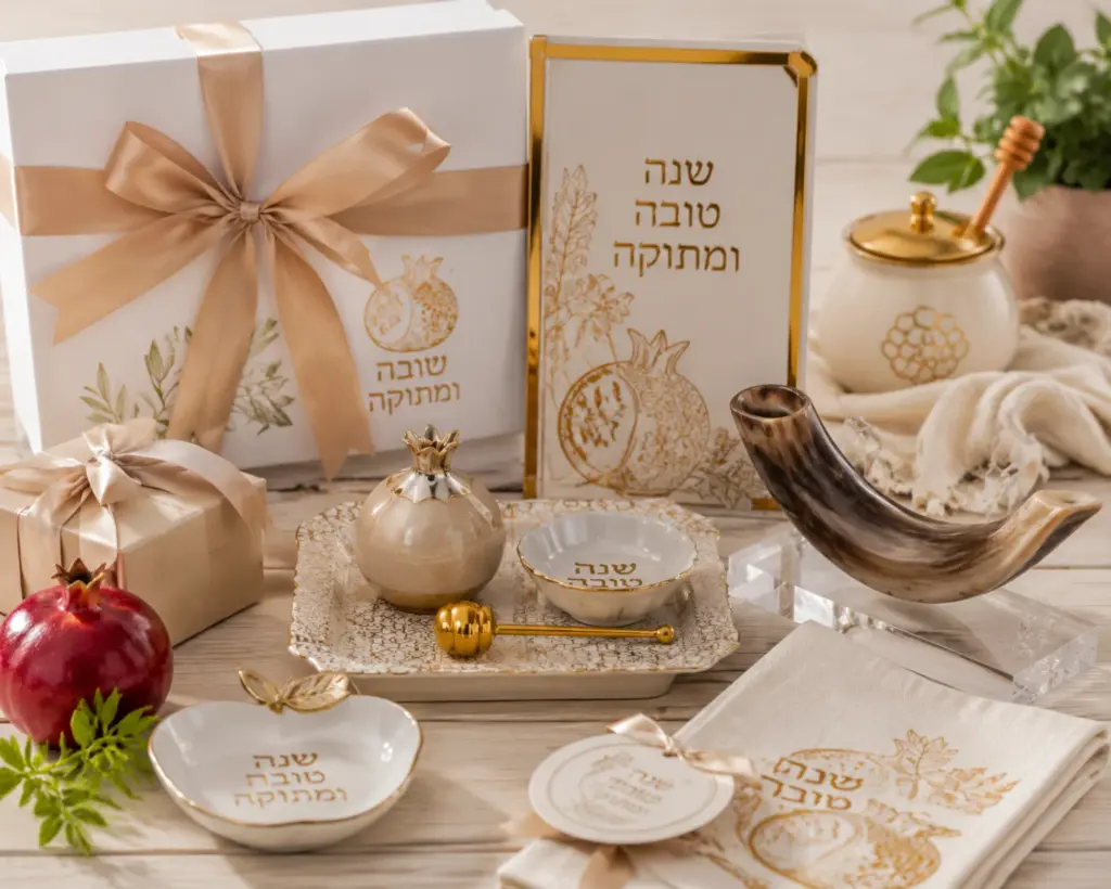 מתנות לראש השנה עם מוצרי יודאיקה מעוצבים לשולחן החג ולבית